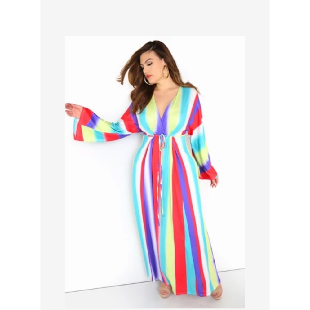 Rebdoll’s “At the End of the Rainbow “ Maxi Dress